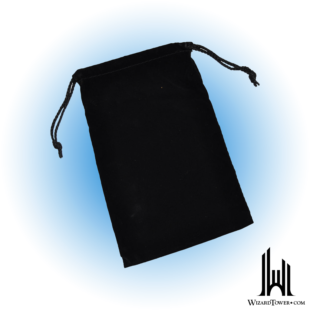 Dice Bag - Cloth Black 6 x 9
